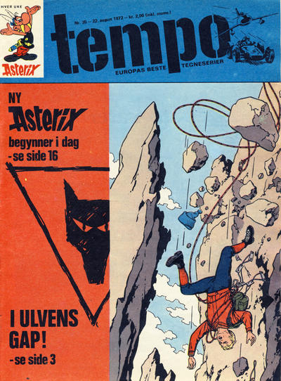 Cover for Tempo (Hjemmet / Egmont, 1966 series) #35/1972