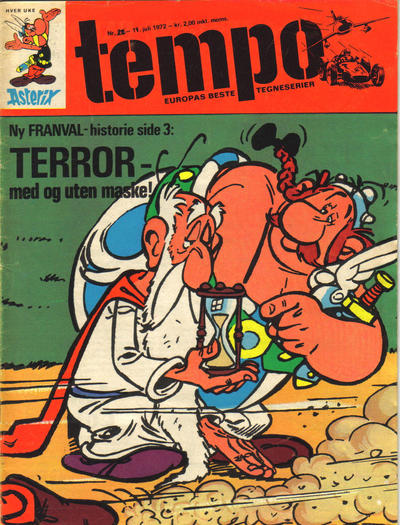Cover for Tempo (Hjemmet / Egmont, 1966 series) #29/1972