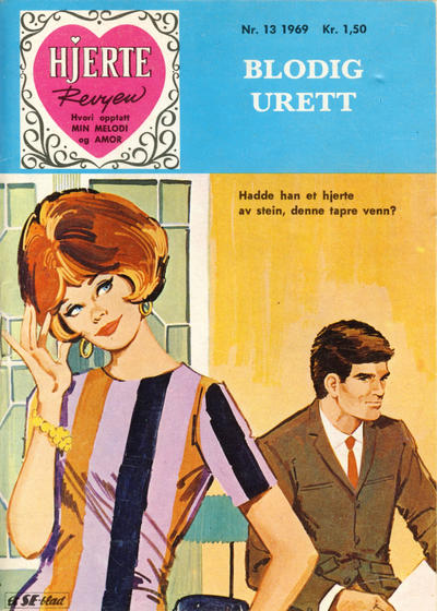 Cover for Hjerterevyen (Serieforlaget / Se-Bladene / Stabenfeldt, 1960 series) #13/1969