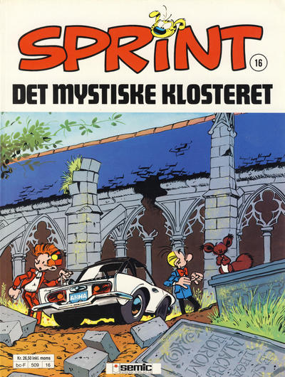 Cover for Sprint (Semic, 1986 series) #16 - Det mystiske klosteret [3. opplag]