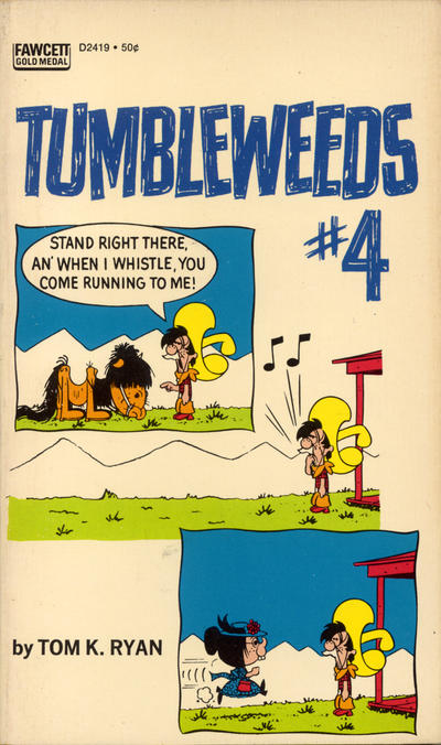 Cover for Tumbleweeds (Gold Medal Books, 1970 series) #4 (D2419)