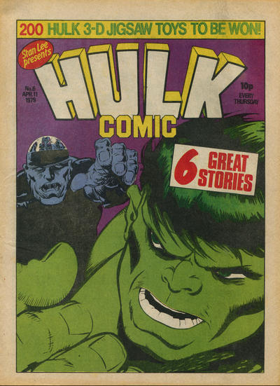 Cover for Hulk Comic (Marvel UK, 1979 series) #6