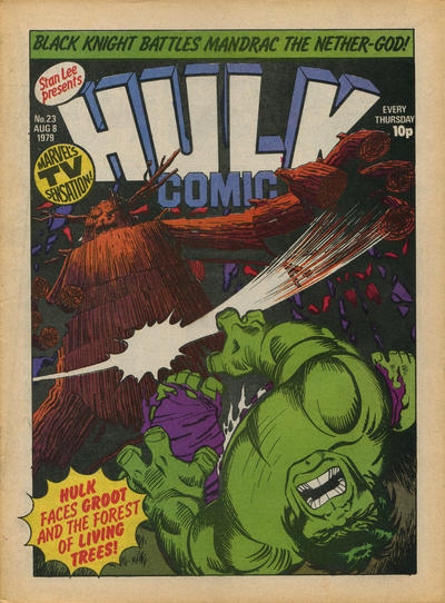 Cover for Hulk Comic (Marvel UK, 1979 series) #23