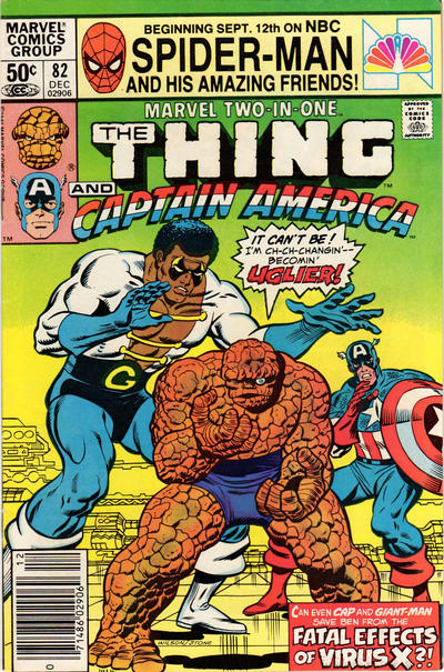 Cover for Marvel Two-in-One (Marvel, 1974 series) #82 [Newsstand]