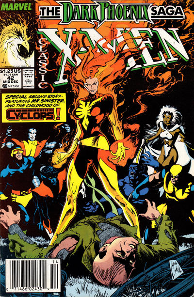 Cover for Classic X-Men (Marvel, 1986 series) #42 [Newsstand]