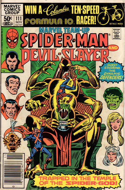 Cover for Marvel Team-Up (Marvel, 1972 series) #111 [Newsstand]