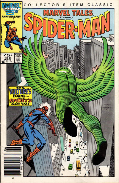 Cover for Marvel Tales (Marvel, 1966 series) #188 [Newsstand]