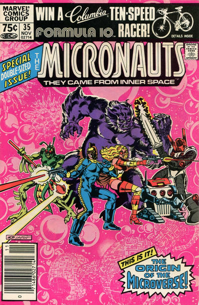 Cover for Micronauts (Marvel, 1979 series) #35 [Newsstand]