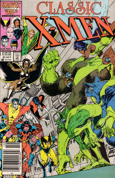 Cover for Classic X-Men (Marvel, 1986 series) #2 [Newsstand]