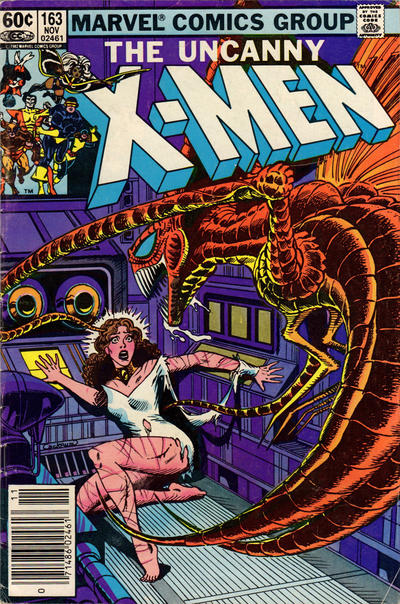 Cover for The Uncanny X-Men (Marvel, 1981 series) #163 [Newsstand]