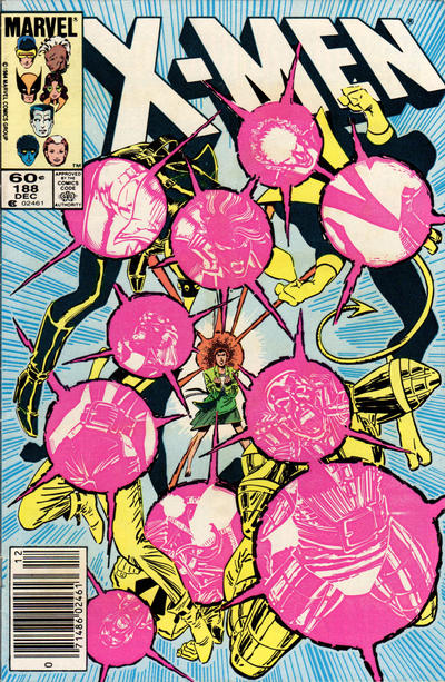 Cover for The Uncanny X-Men (Marvel, 1981 series) #188 [Newsstand]