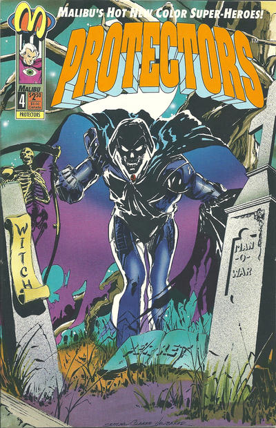 Cover for Protectors (Malibu, 1992 series) #4 [Direct]