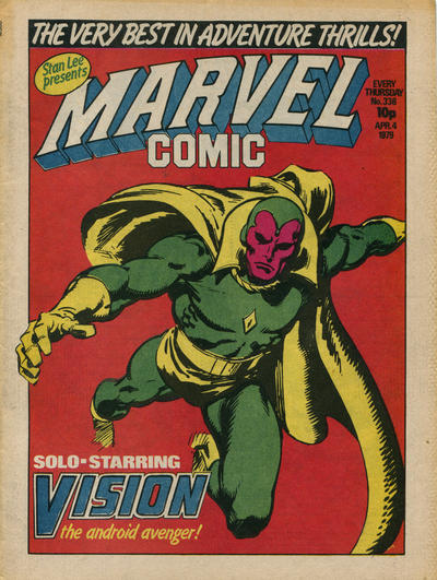 Cover for Marvel Comic (Marvel UK, 1979 series) #336
