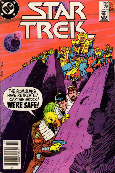 Cover for Star Trek (DC, 1984 series) #26 [Newsstand]