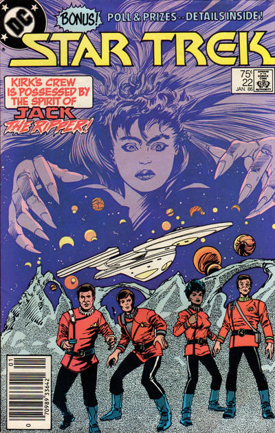 Cover for Star Trek (DC, 1984 series) #22 [Newsstand]