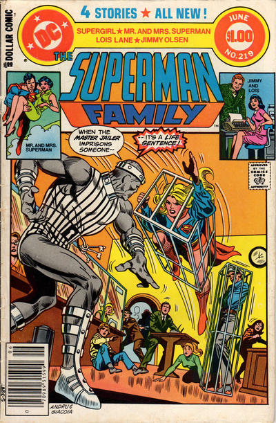 Cover for The Superman Family (DC, 1974 series) #219 [Newsstand]