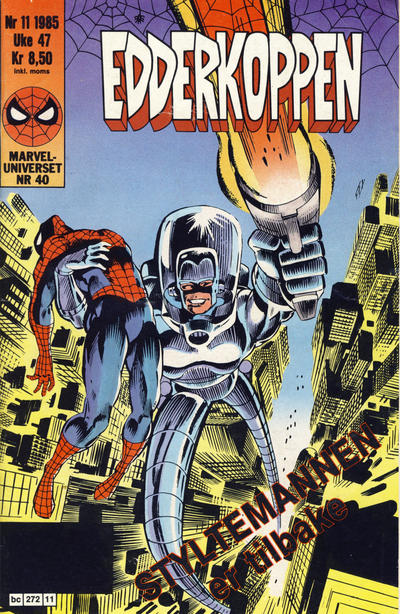 Cover for Edderkoppen (Semic, 1984 series) #11/1985