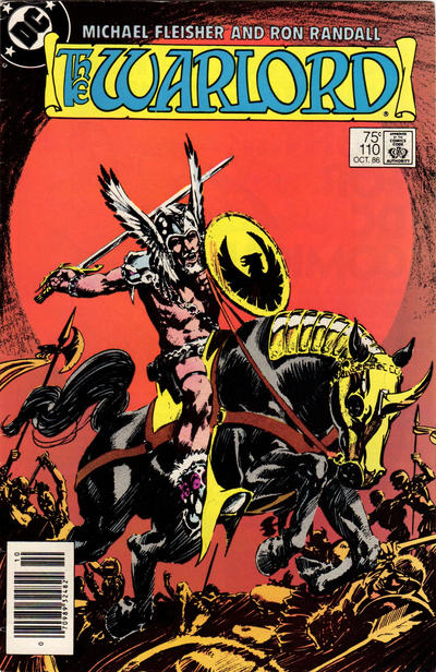 Cover for Warlord (DC, 1976 series) #110 [Newsstand]
