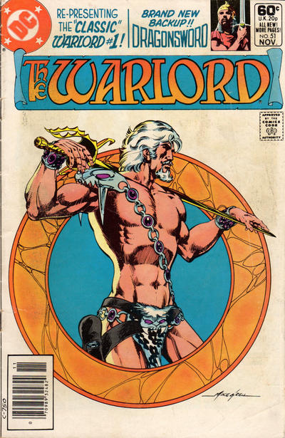 Cover for Warlord (DC, 1976 series) #51 [Newsstand]