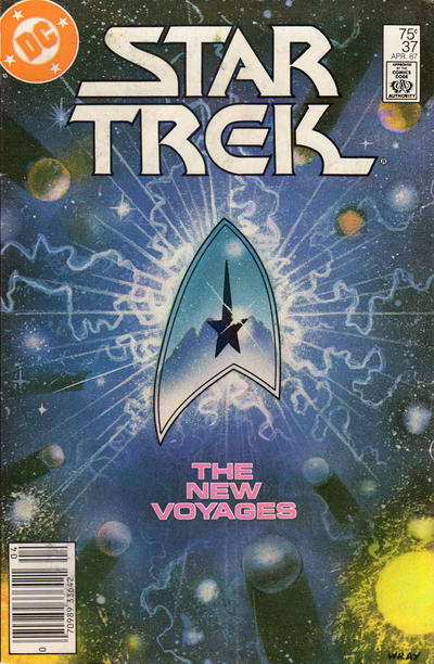 Cover for Star Trek (DC, 1984 series) #37 [Newsstand]