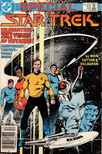Cover for Star Trek (DC, 1984 series) #33 [Newsstand]