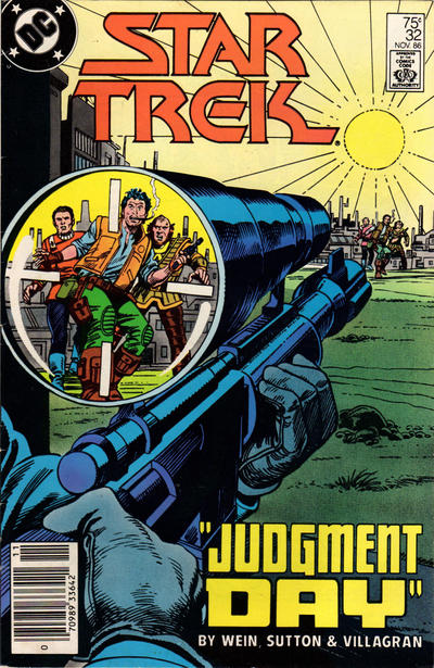 Cover for Star Trek (DC, 1984 series) #32 [Newsstand]