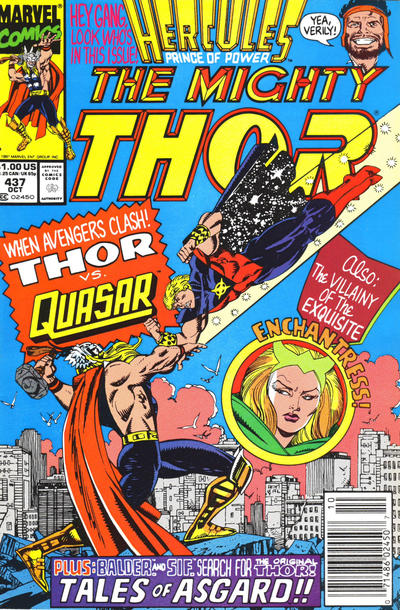 Cover for Thor (Marvel, 1966 series) #437 [Australian]