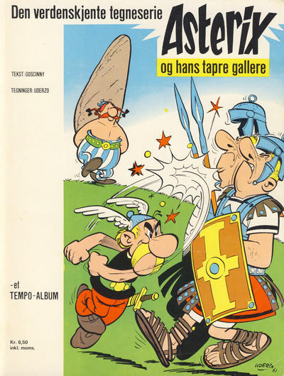 Cover for Asterix (Hjemmet / Egmont, 1969 series) #[1] - Asterix og hans tapre gallere [2. opplag]