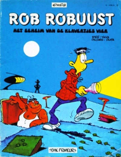 Cover for Semic Primeurs (Semic Press, 1975 series) #2 - Rob Robuust: Het geheim van de klavertjes vier