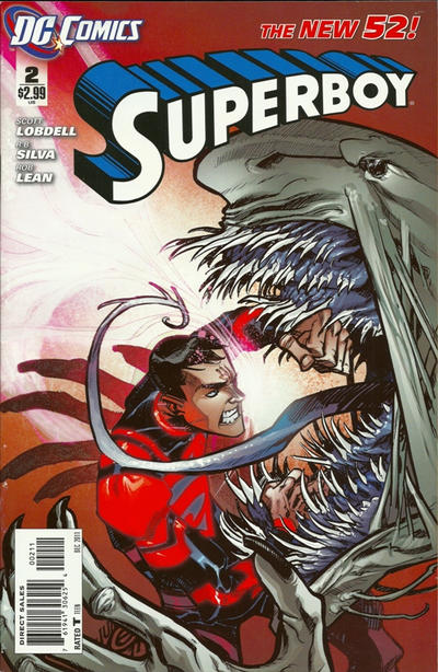 Cover for Superboy (DC, 2011 series) #2