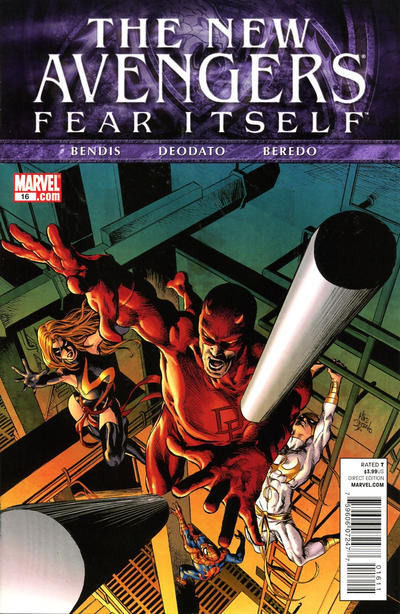 Cover for New Avengers (Marvel, 2010 series) #16 [Mike Deodato Jr. cover]
