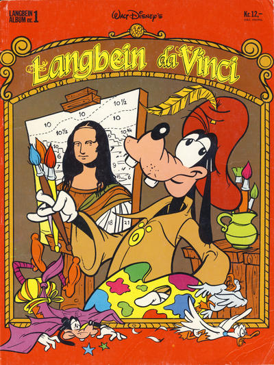 Cover for Langbein album (Hjemmet / Egmont, 1977 series) #1 - Langbein da Vinci