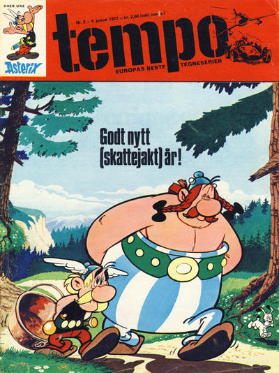 Cover for Tempo (Hjemmet / Egmont, 1966 series) #2/1972