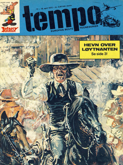 Cover for Tempo (Hjemmet / Egmont, 1966 series) #17/1972