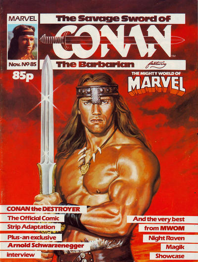 Cover for The Savage Sword of Conan (Marvel UK, 1977 series) #85