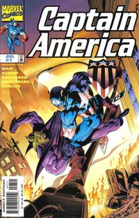 Cover Thumbnail for Captain America (Marvel, 1998 series) #7 [Direct Edition]