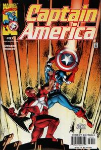 Cover Thumbnail for Captain America (Marvel, 1998 series) #37 [Direct Edition]