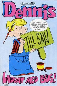 Cover Thumbnail for Dennis (Semic, 1969 series) #5/1982
