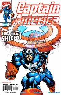 Cover for Captain America (Marvel, 1998 series) #9 [Direct Edition]