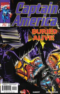 Cover for Captain America (Marvel, 1998 series) #10 [Newsstand]