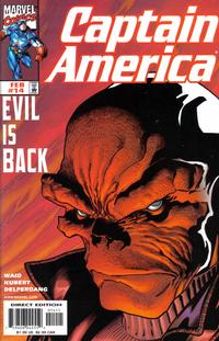 Cover for Captain America (Marvel, 1998 series) #14 [Direct Edition]
