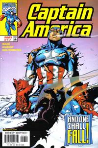 Cover for Captain America (Marvel, 1998 series) #17 [Direct Edition]