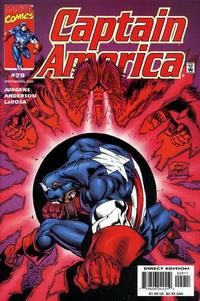 Cover Thumbnail for Captain America (Marvel, 1998 series) #29 [Direct Edition]