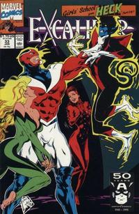Cover Thumbnail for Excalibur (Marvel, 1988 series) #33 [Direct]