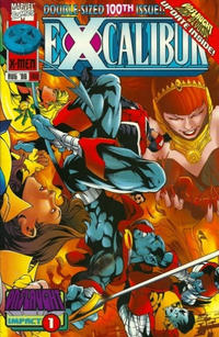 Cover for Excalibur (Marvel, 1988 series) #100 [Direct Edition]