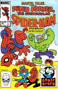 Cover Thumbnail for Marvel Tails Starring Peter Porker, the Spectacular Spider-Ham (Marvel, 1983 series) #1 [Direct]