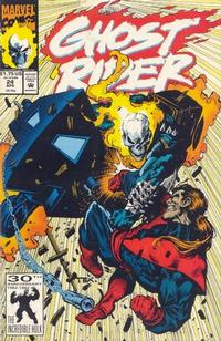 Cover Thumbnail for Ghost Rider (Marvel, 1990 series) #24 [Direct]