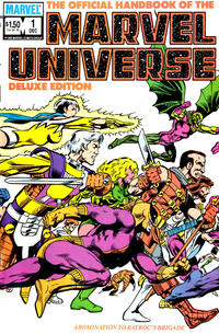 Cover Thumbnail for The Official Handbook of the Marvel Universe Deluxe Edition (Marvel, 1985 series) #1