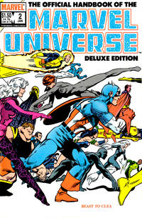 Cover Thumbnail for The Official Handbook of the Marvel Universe Deluxe Edition (Marvel, 1985 series) #2 [Direct]