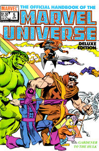 Cover Thumbnail for The Official Handbook of the Marvel Universe Deluxe Edition (Marvel, 1985 series) #5 [Direct]